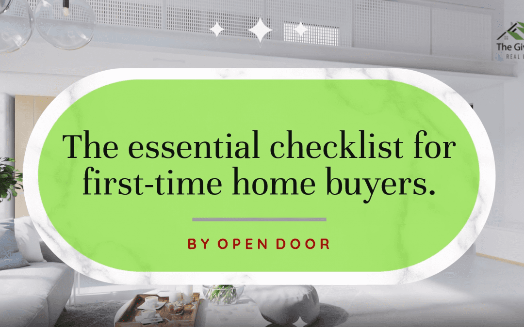 The Essential Checklist for First-time Home Buyers